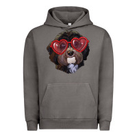 Pigment Tornado havanese dog with love glasses Urban Hoodie - RanaPortraitStore
