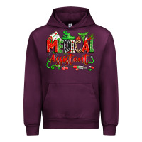 Mauve Wine christmas medical assistant Urban Hoodie - Zillion Design Studio