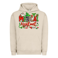 Pigment French Oak christmas medical assistant Urban Hoodie - Zillion Design Studio