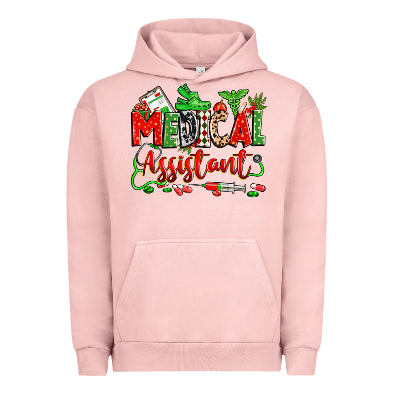 Christmas Medical Assistant Urban Hoodie by Zillion Design Studio | Teevron