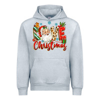Heather Grey love christmas Urban Hoodie - Zillion Design Studio