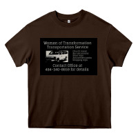 Chocolate Brown women of transformation 1 Heavy Core Tee - chombo