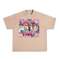 Burro Breast Cancer Together Fight Urban Heavy Tee - Artiststas