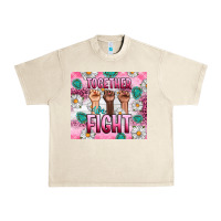 Breast Cancer Together Fight Urban Heavy Tee | Teevron
