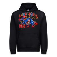 Black Amerisaurus rex Urban Hoodie - texasbilliewilder