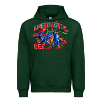 Foreset Green Amerisaurus rex Urban Hoodie - texasbilliewilder