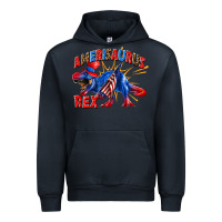 Navy Amerisaurus rex Urban Hoodie - texasbilliewilder