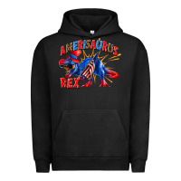 Pigment Black Amerisaurus rex Urban Hoodie - texasbilliewilder