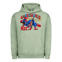 Pigment Oil Green Amerisaurus rex Urban Hoodie - texasbilliewilder