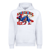 White Amerisaurus rex Urban Hoodie - texasbilliewilder