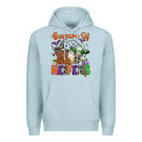 Blue Mist beware of heifers Premium Hoodie - Zillion Design Studio