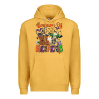 Mustard beware of heifers Premium Hoodie - Zillion Design Studio