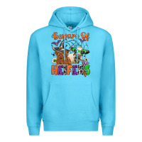 Ocean Blue beware of heifers Premium Hoodie - Zillion Design Studio