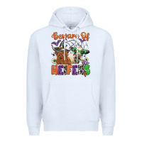 White beware of heifers Premium Hoodie - Zillion Design Studio