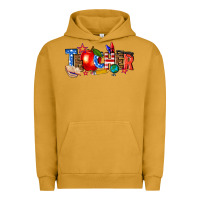 Pigment Peanut Butter American teacher Urban Hoodie - texasbilliewilder