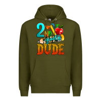 Army Green 2nd grade dude Premium Hoodie - texasbilliewilder