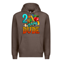 Coffee 2nd grade dude Premium Hoodie - texasbilliewilder