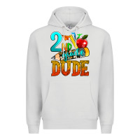 Dove Grey 2nd grade dude Premium Hoodie - texasbilliewilder