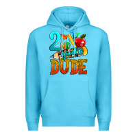 Ocean Blue 2nd grade dude Premium Hoodie - texasbilliewilder
