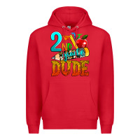 Red 2nd grade dude Premium Hoodie - texasbilliewilder