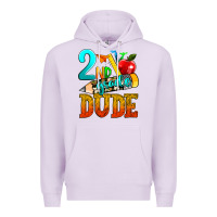 Lilac 2nd grade dude Premium Hoodie - texasbilliewilder
