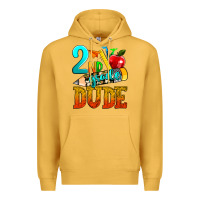 Mustard 2nd grade dude Premium Hoodie - texasbilliewilder