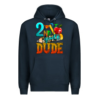 Navy 2nd grade dude Premium Hoodie - texasbilliewilder