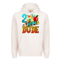 Pale Pink 2nd grade dude Premium Hoodie - texasbilliewilder