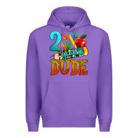 Purple 2nd grade dude Premium Hoodie - texasbilliewilder