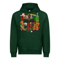 Foreset Green santa's favorite cna Urban Hoodie - Zillion Design Studio