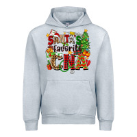 Heather Grey santa's favorite cna Urban Hoodie - Zillion Design Studio