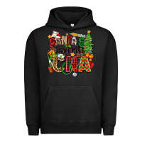 Pigment Black santa's favorite cna Urban Hoodie - Zillion Design Studio