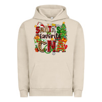 Pigment French Oak santa's favorite cna Urban Hoodie - Zillion Design Studio