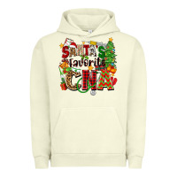 Pigment Pistachio santa's favorite cna Urban Hoodie - Zillion Design Studio