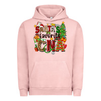 Pigment Salmon santa's favorite cna Urban Hoodie - Zillion Design Studio