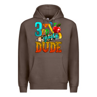 Coffee 3rd grade dude Premium Hoodie - texasbilliewilder