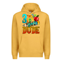 Mustard 3rd grade dude Premium Hoodie - texasbilliewilder