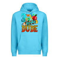 Ocean Blue 3rd grade dude Premium Hoodie - texasbilliewilder