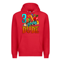 Red 3rd grade dude Premium Hoodie - texasbilliewilder