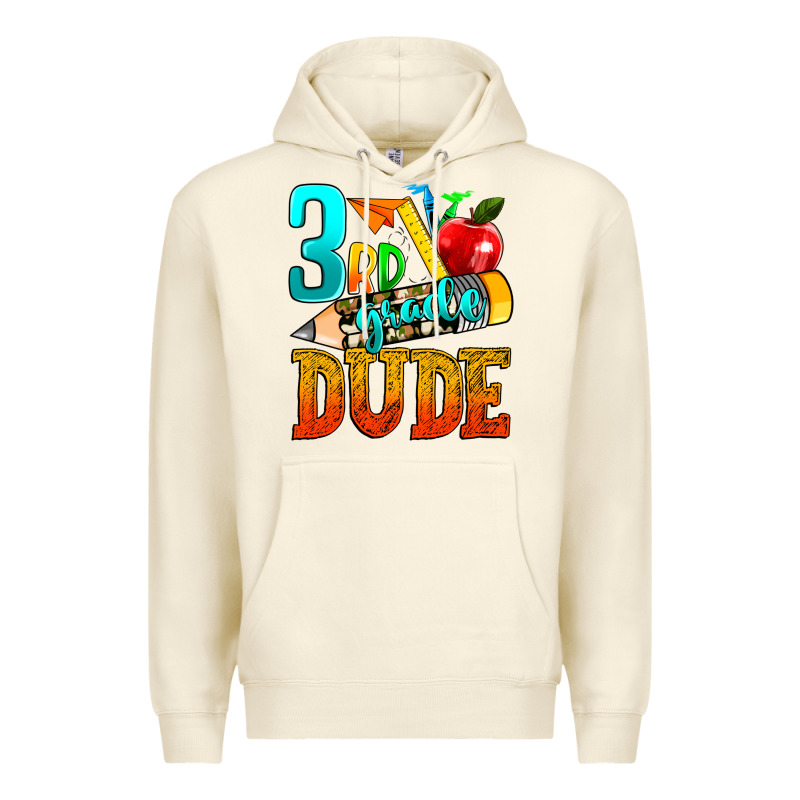 3rd Grade Dude Premium Hoodie by texasbilliewilder | Teevron