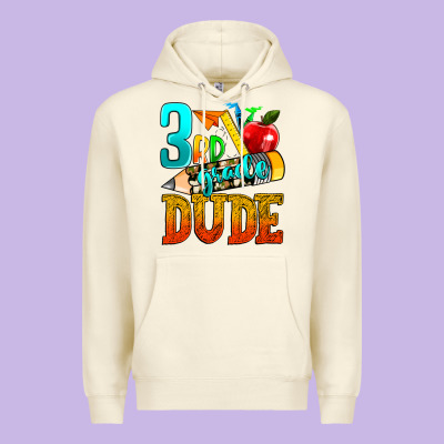 3rd Grade Dude Premium Hoodie Designed By Texasbilliewilder