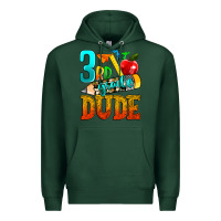 Sports Green 3rd grade dude Premium Hoodie - texasbilliewilder