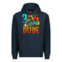 Navy 3rd grade dude Premium Hoodie - texasbilliewilder