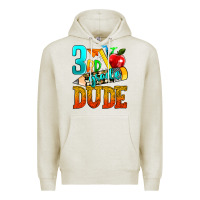 Oatmeal Heather 3rd grade dude Premium Hoodie - texasbilliewilder