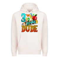 Pale Pink 3rd grade dude Premium Hoodie - texasbilliewilder