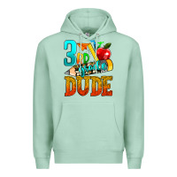 Seafoam 3rd grade dude Premium Hoodie - texasbilliewilder