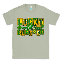 Matcha St Patricks Day Lucky And Blessed Classic Tee - FaDigitalArtStudio