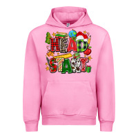 Fuchsia Pink head start christmas Urban Hoodie - Zillion Design Studio