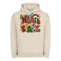 Pigment French Oak head start christmas Urban Hoodie - Zillion Design Studio