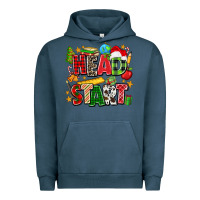 Pigment Midnight Navy head start christmas Urban Hoodie - Zillion Design Studio